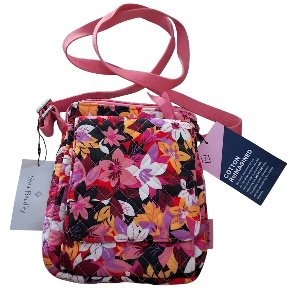 Vera Bradley Pink Floral Crossbody Bag